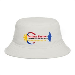 Fatima Shrine Filipino Community Embroidered Bucket Hat