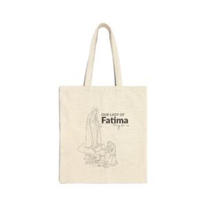 Our Lady of Fatima & Miracle of the Sun Double-Sided Canvas Tote