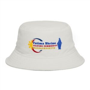 Fatima Shrine Filipino Community Embroidered Bucket Hat